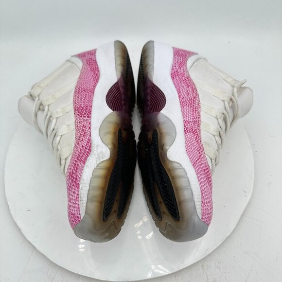 Nike Air Jordan 11 Retro Low Youth Sz 7Y Women 8.5 GS580521-108 Pink White Shoes - Picture 7 of 11